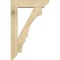 Ekena Millwork Balboa Slat Rough Sawn Bracket w/ Offset Brace, Douglas Fir, 6"W x 22"D x 34"H BKT0604X22X34BOA06RDF - alternate 2